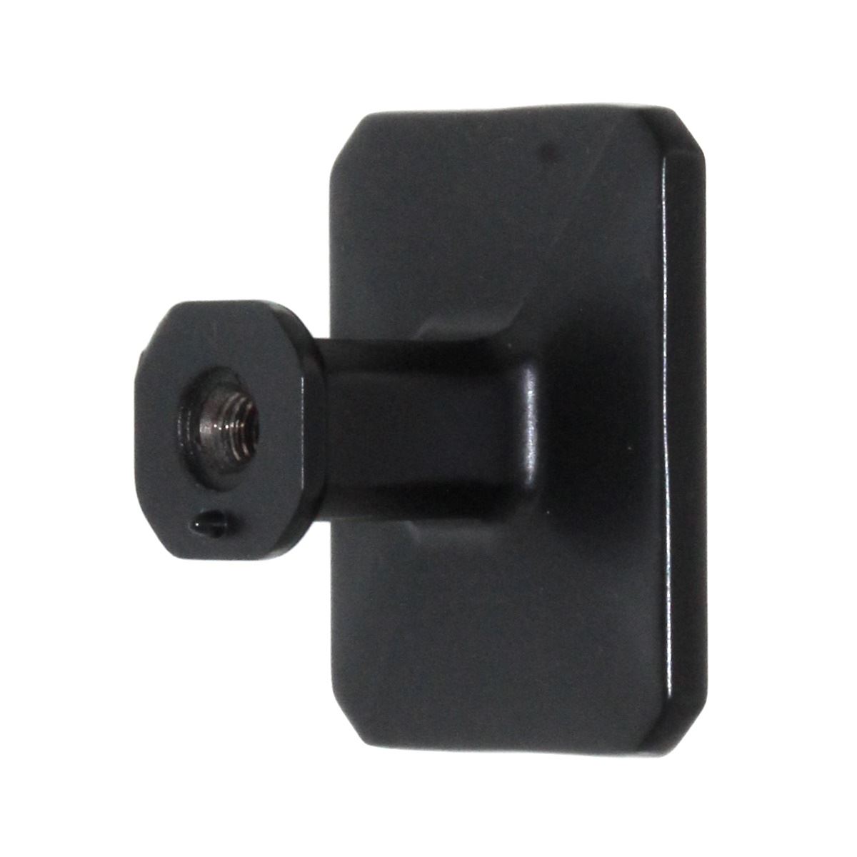 Pride Charleston 1 1/2" Angled Rectangle Cabinet Knob Matte Black K92430BK