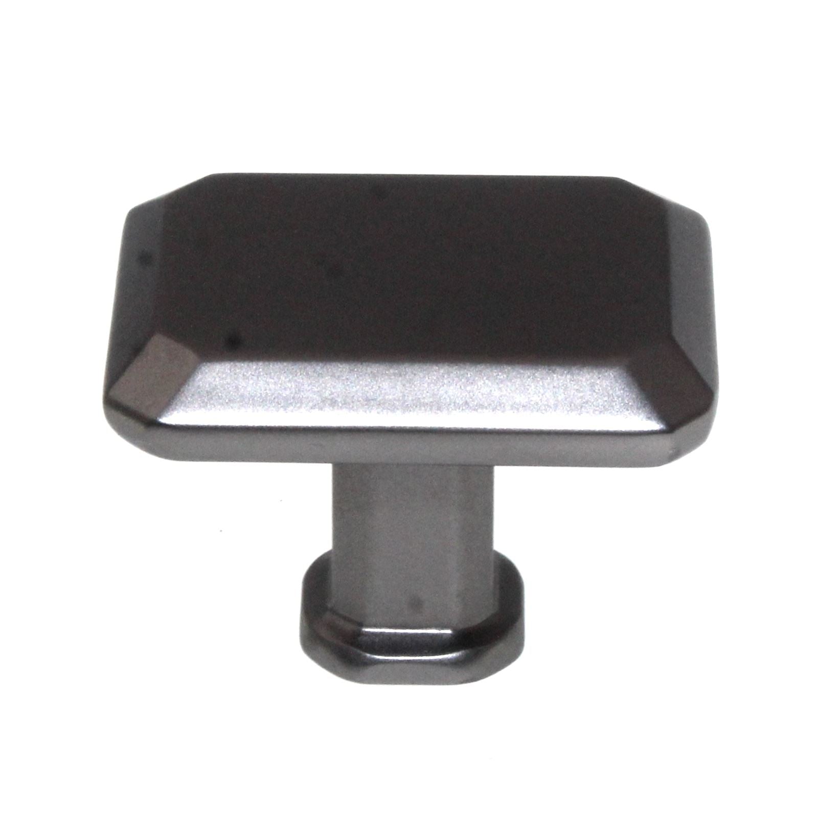 Pride Charleston 1 1/2" Angled Rectangle Cabinet Knob Dark Pewter K92430DP