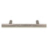 H-Select Hammered Satin Nickel 3" Ctr Cabinet Bar Pull Handle K961-DSN