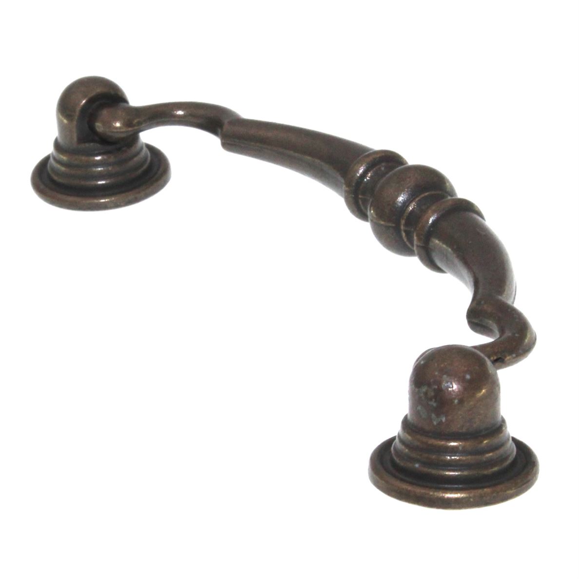 Top Knobs Britannia Oxford Drawer Bail Pull 3 3/4" (96mm) Ctr German Bronze M1