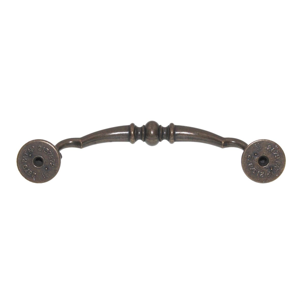 Top Knobs Britannia Oxford Drawer Bail Pull 3 3/4" (96mm) Ctr German Bronze M1