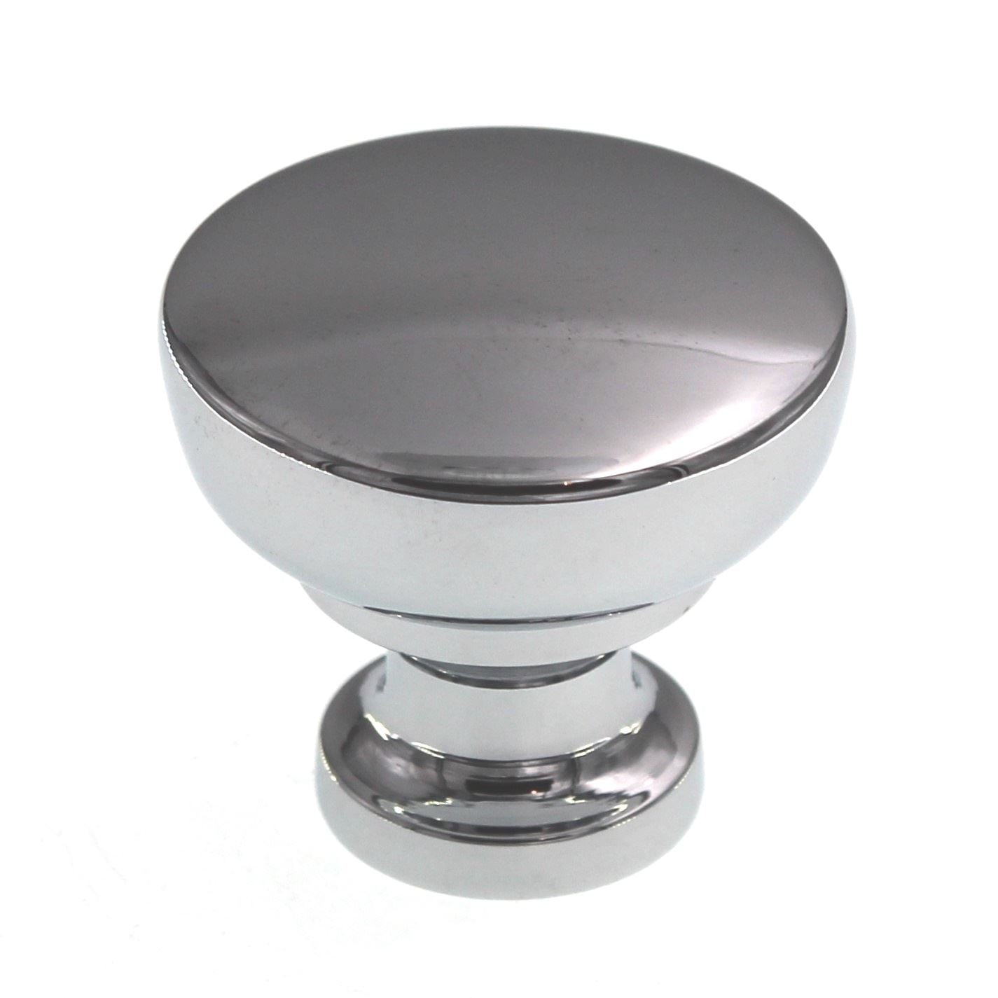 Top Knobs Nouveau Bergen 1 1/4" Round Cabinet Knob Polished Chrome M1121