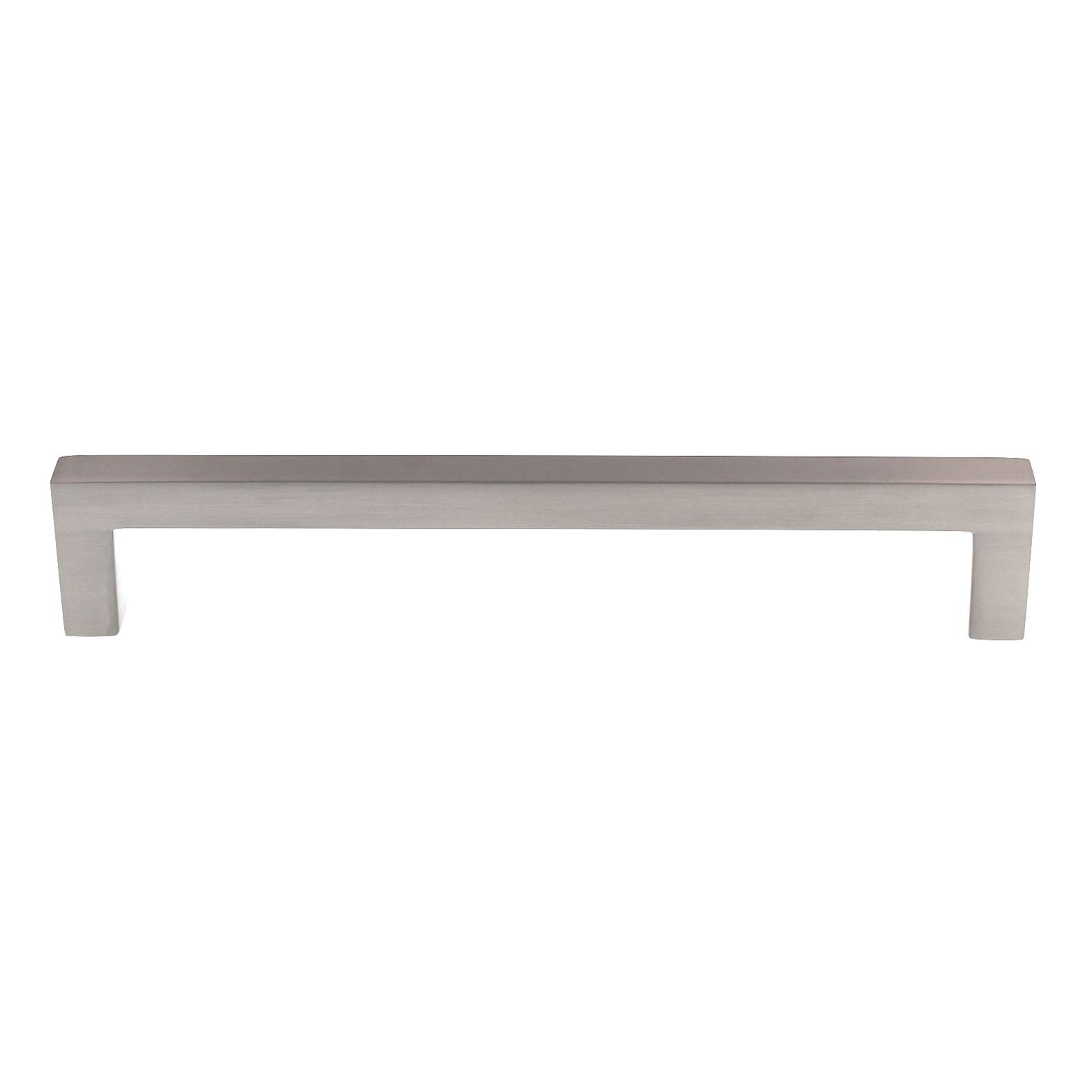 Top Knobs Nouveau Square Bar Pull 6 5/16" (160mm) Ctr Brushed Satin Nickel M1155