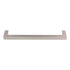 Top Knobs Nouveau Square Bar Pull 6 5/16" (160mm) Ctr Brushed Satin Nickel M1155