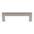 Top Knobs Nouveau Square Bar Pull 3 3/4" (96mm) Ctr Brushed Satin Nickel M1161