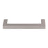 Top Knobs Nouveau Square Bar Pull 3 3/4" (96mm) Ctr Brushed Satin Nickel M1161