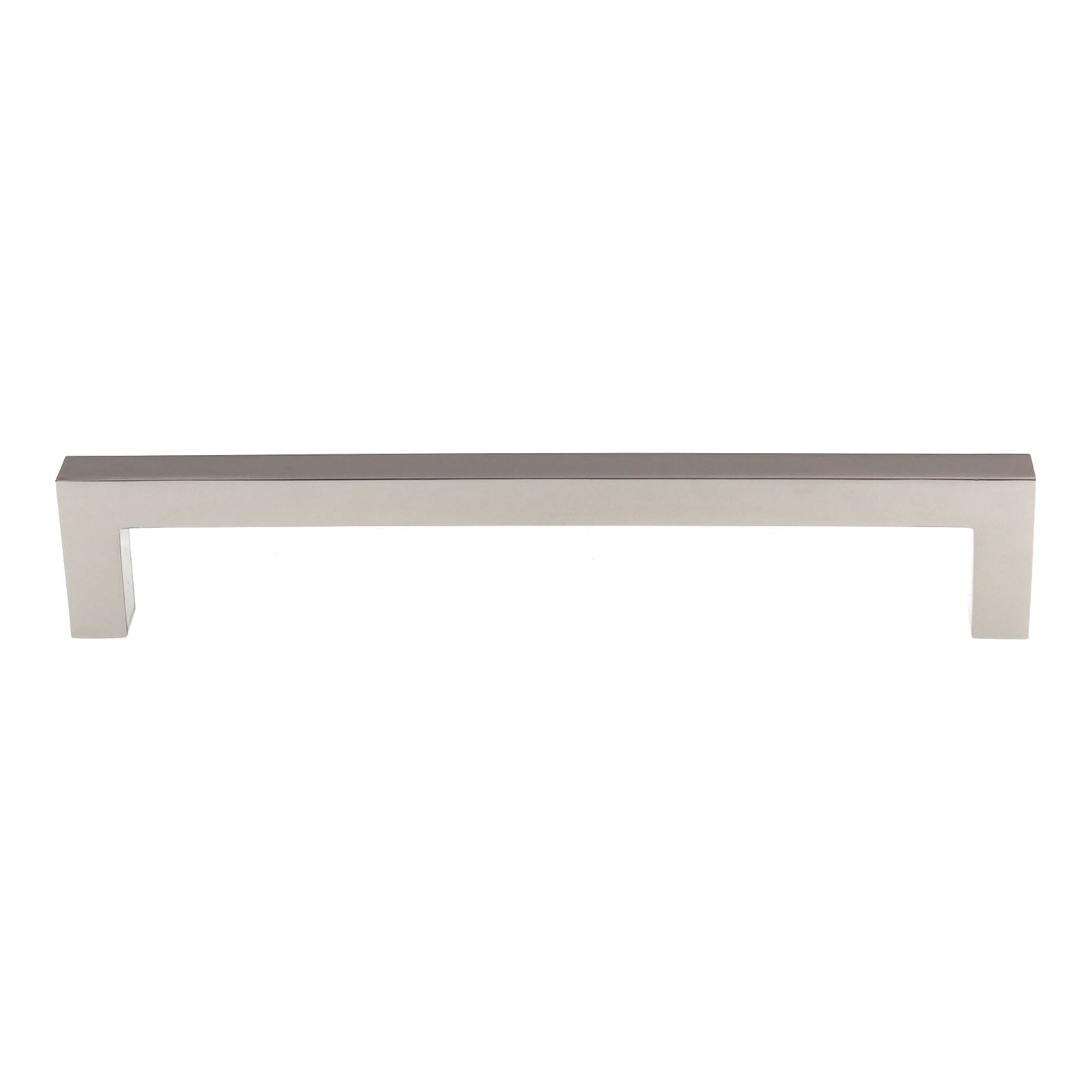 Top Knobs Asbury Square Bar Pull 6 5/16" (160mm) Ctr Polished Nickel M1285