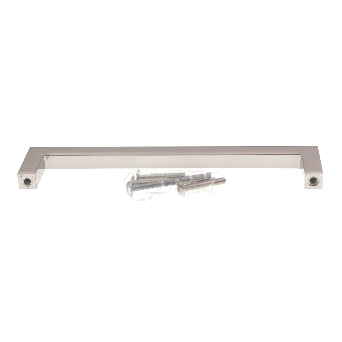 Top Knobs Asbury Square Bar Pull 6 5/16" (160mm) Ctr Polished Nickel M1285