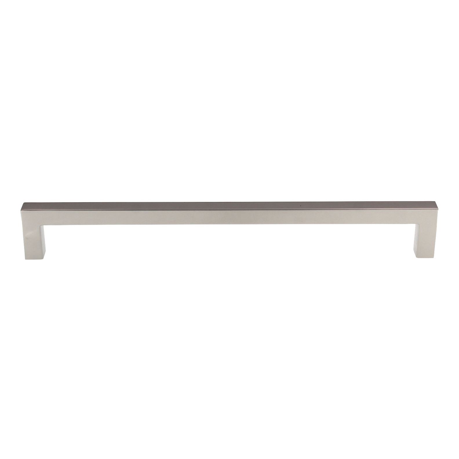 Top Knobs Asbury Square Bar Pull 8 13/16" (224mm) Ctr Polished Nickel M1286