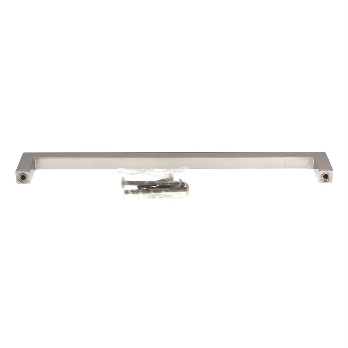 Top Knobs Asbury Square Bar Pull 8 13/16" (224mm) Ctr Polished Nickel M1286