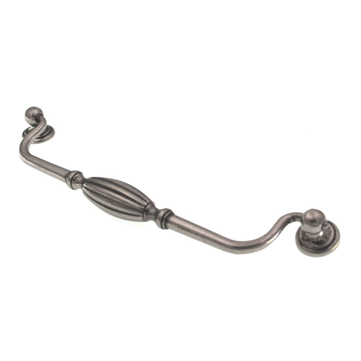 Top Knobs Tuscany Drawer Bail Pull 8 13/16" (224mm) Ctr Pewter Antique M138