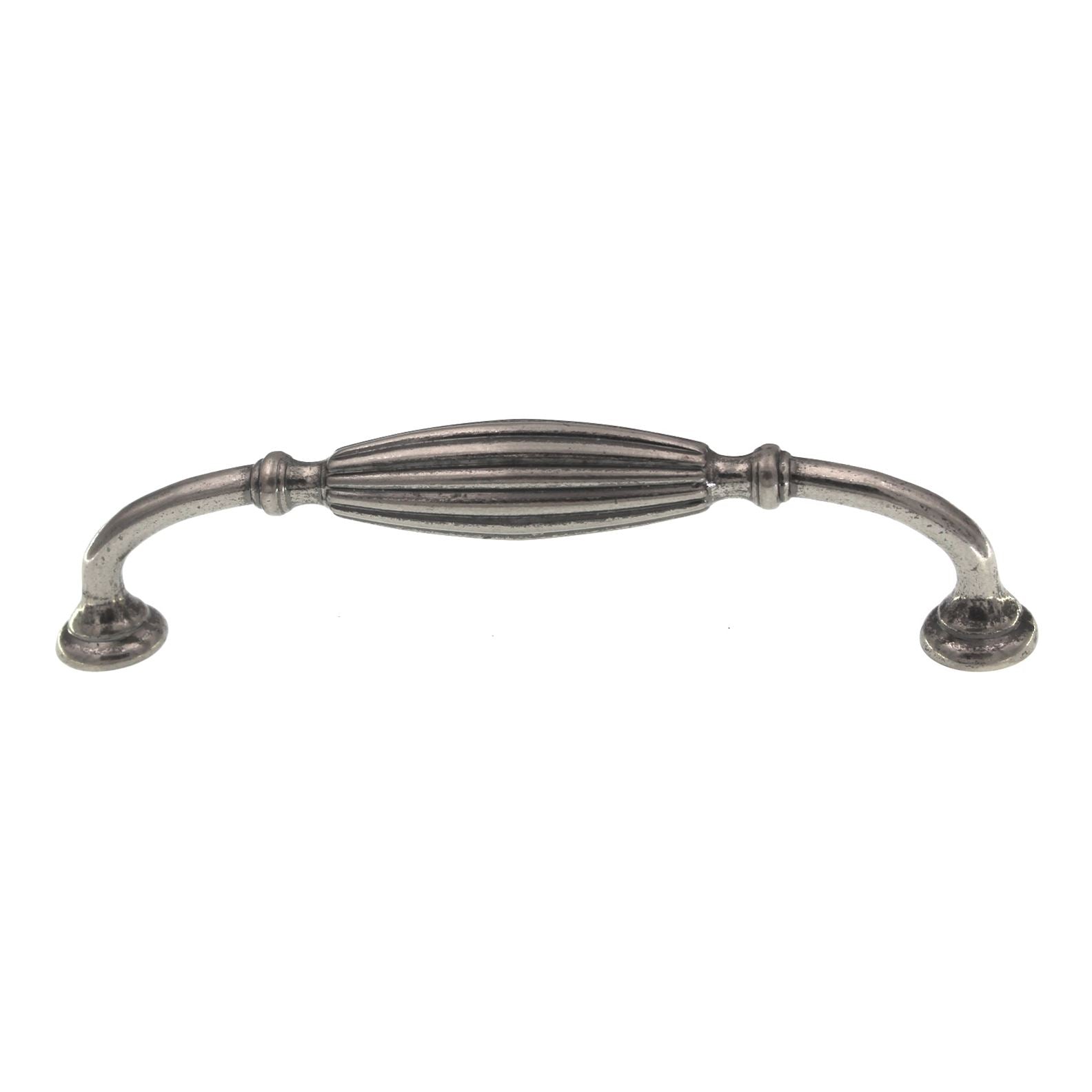 Top Knobs Tuscany D Handle Cabinet Arch Pull 5" (128mm) Ctr Pewter Antique M143