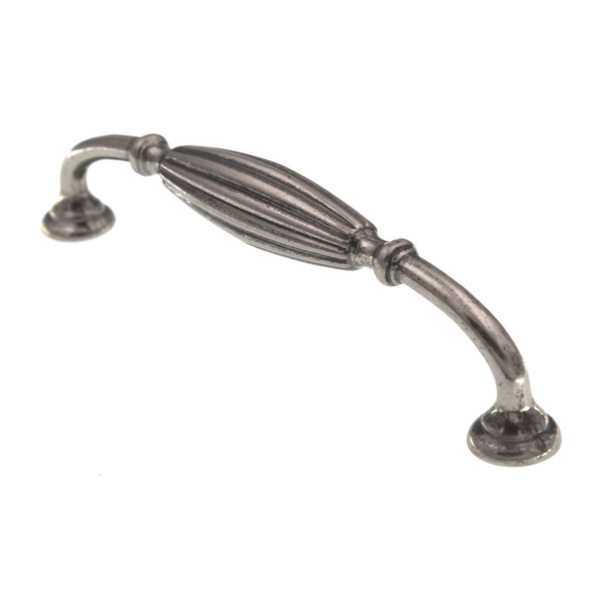 Top Knobs Tuscany D Handle Cabinet Arch Pull 5" (128mm) Ctr Pewter Antique M143