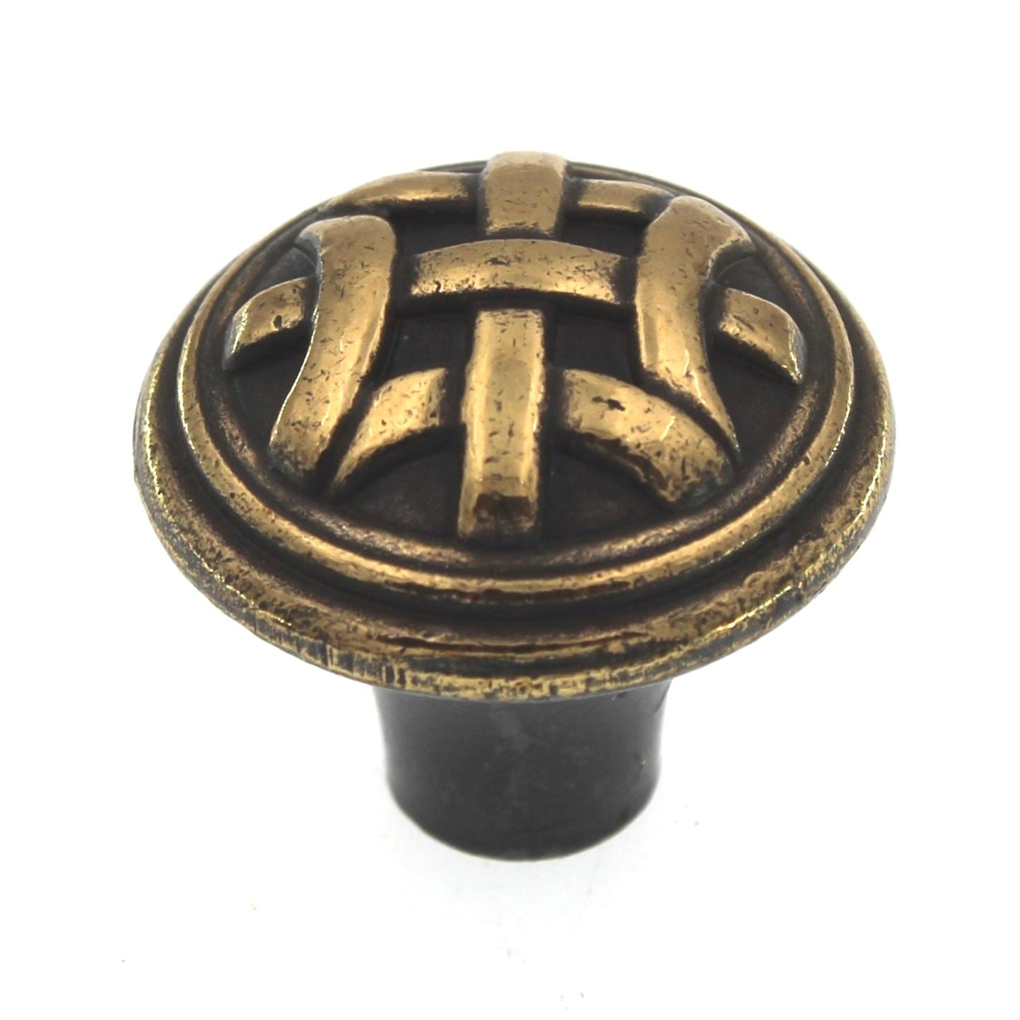 Top Knobs Tuscany Celtic 1" Round Cabinet Knob Dark Antique Brass M166