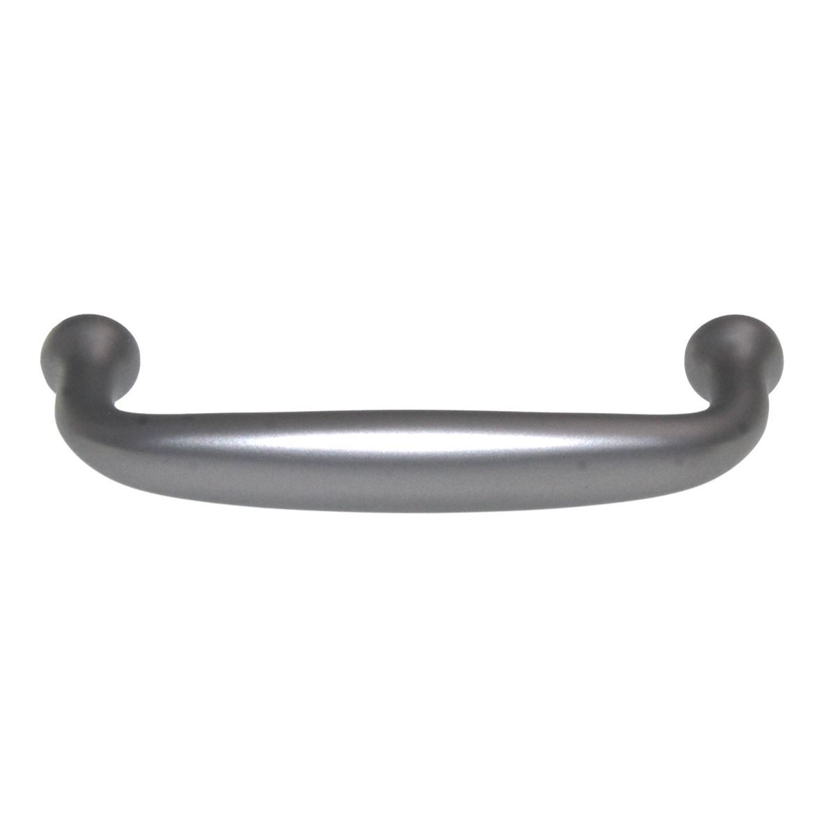 Top Knobs Dakota Charlotte Cabinet Arch Pull 3" Ctr Ash Gray M2118