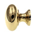 Top Knobs Somerset Mushroom 1 1/4" Round Cabinet Knob Polished Brass M279