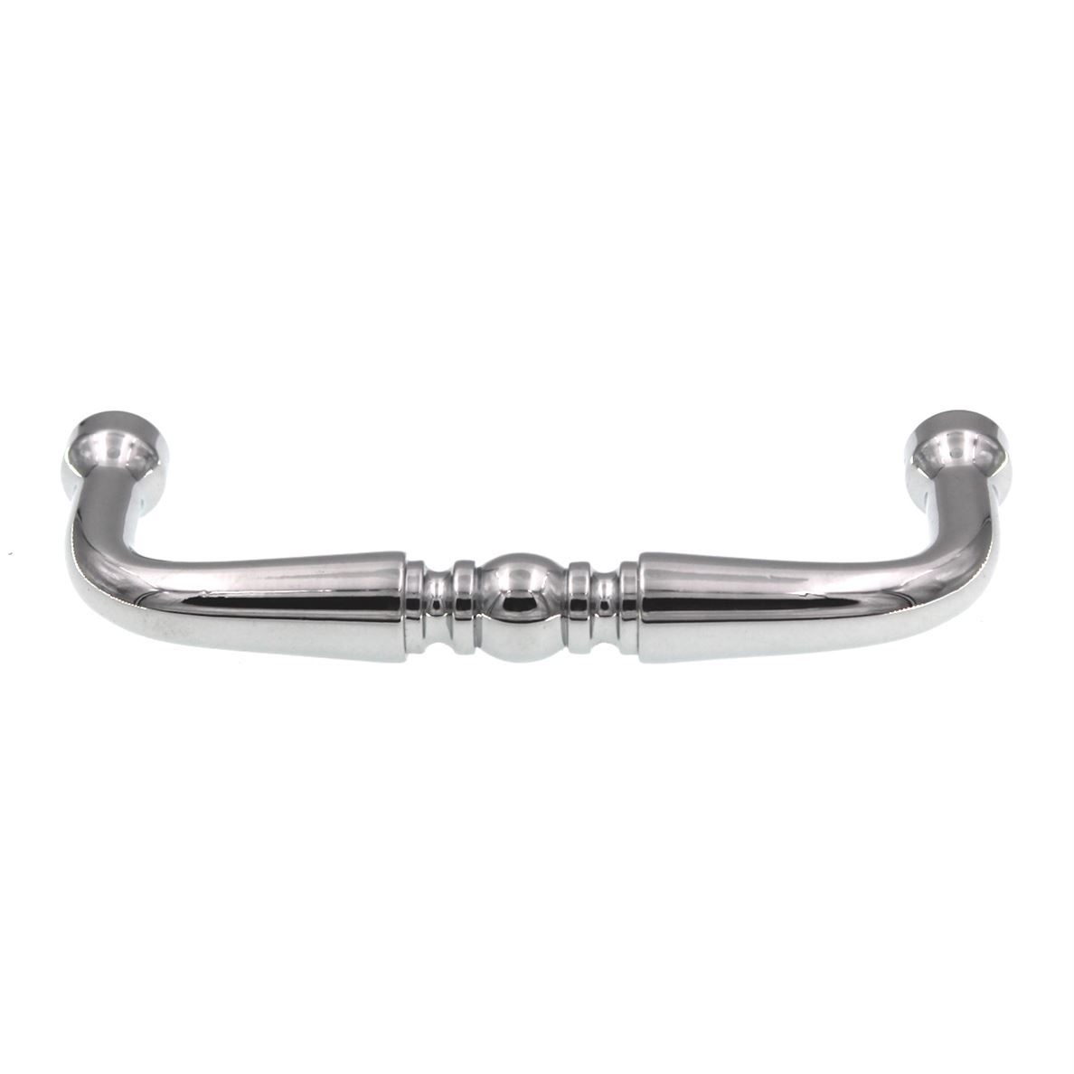 Top Knobs Somerset D Handle Cabinet Arch Pull 3" Ctr Polished Chrome M299