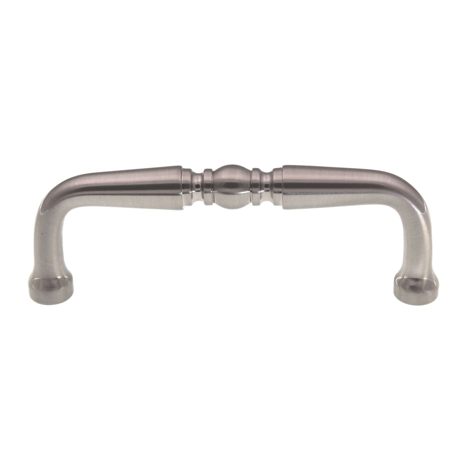 Top Knobs Somerset D Handle Cabinet Arch Pull 3" Ctr Brushed Satin Nickel M300