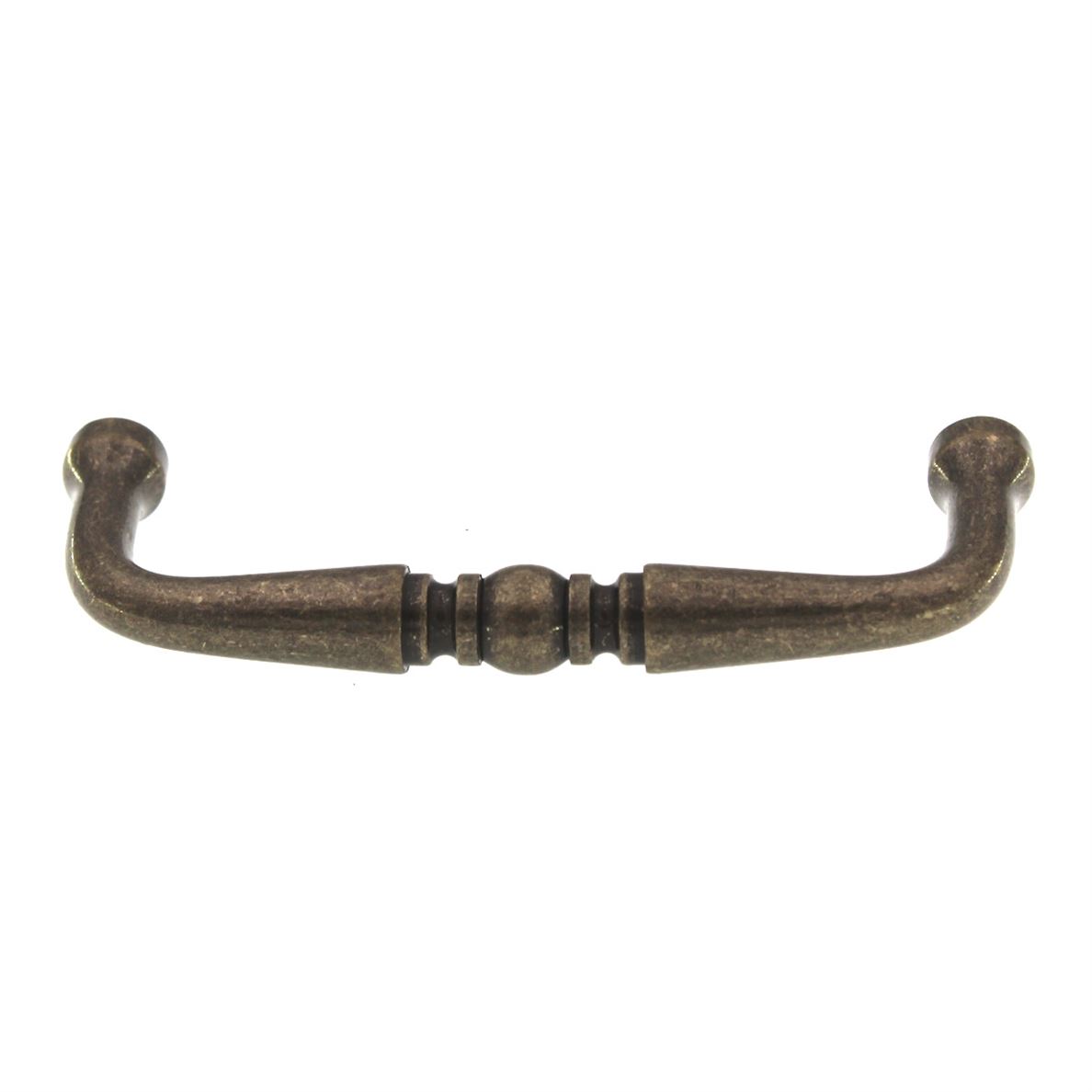 Top Knobs Somerset D Handle Cabinet Arch Pull 3" Ctr German Bronze M306