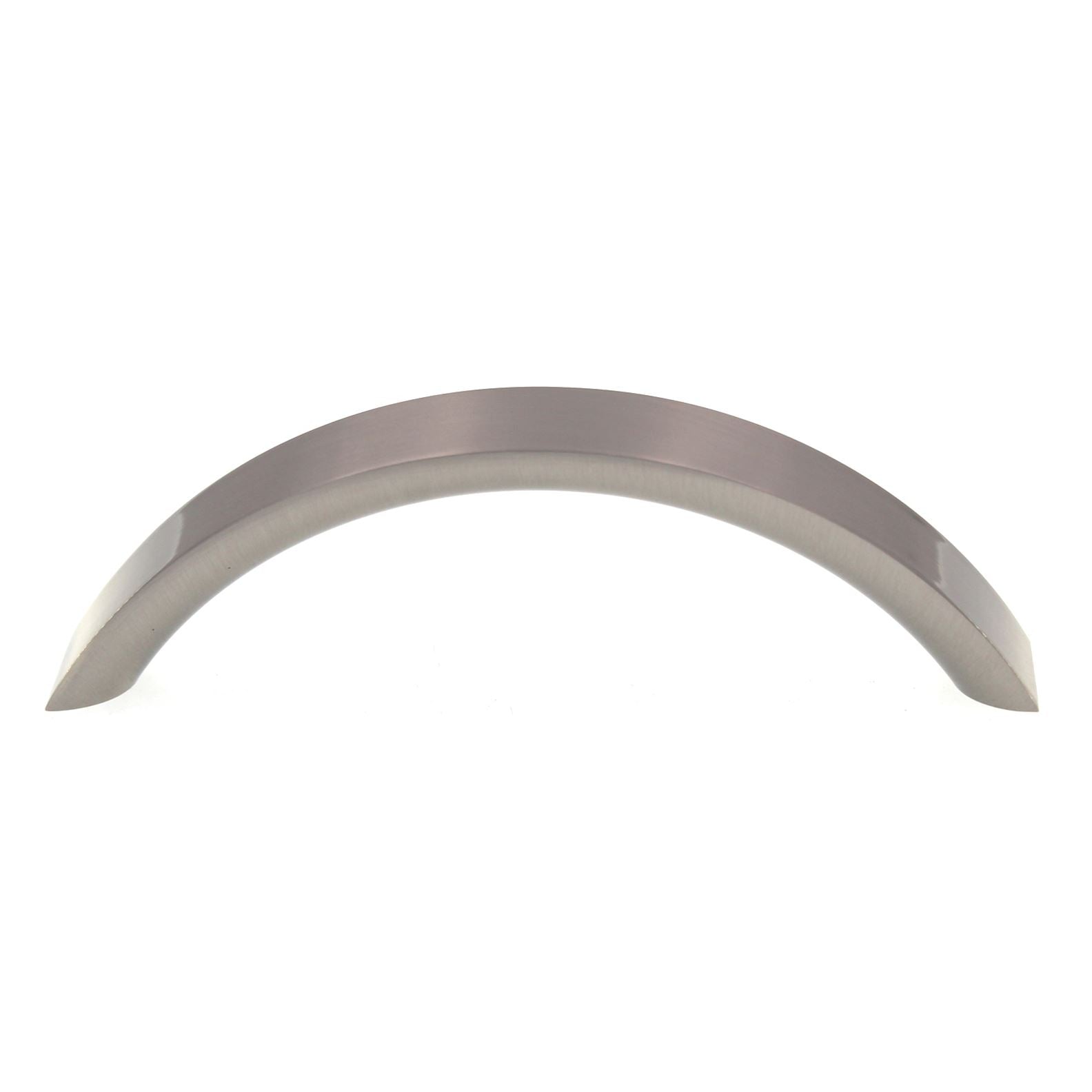 Top Knobs Nouveau Crescent Arch Pull 3 3/4" (96mm) Ctr Brushed Satin Nickel M394