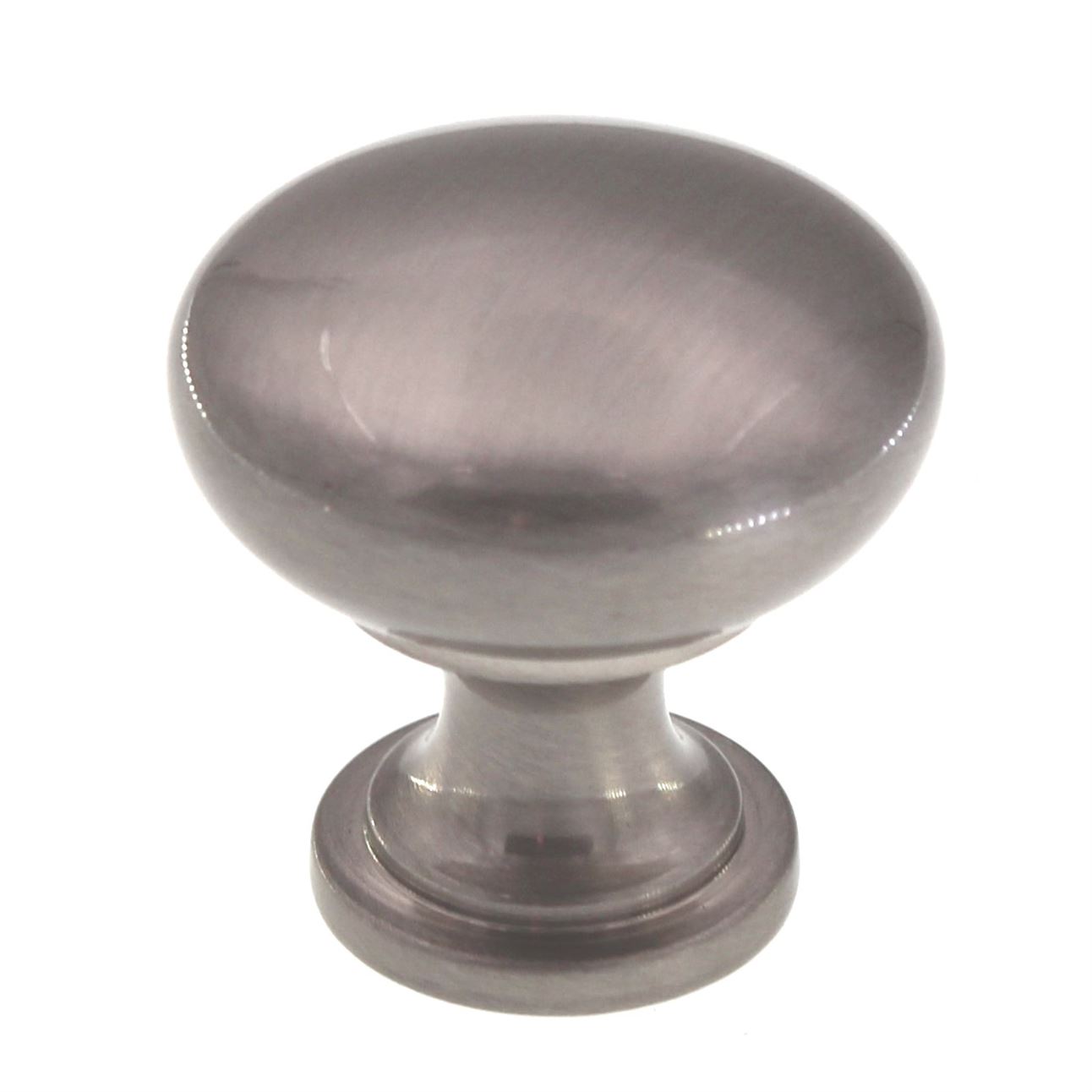 Top Knobs Nouveau Mushroom 1 3/16" Hollow Cabinet Knob Brushed Satin Nickel M410