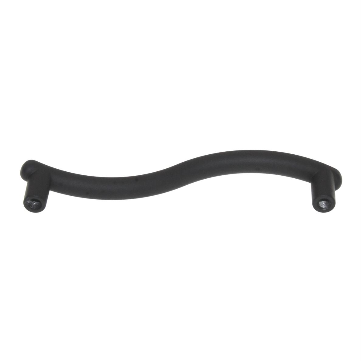 Top Knobs Nouveau Spiral Cabinet Bar Pull 3 3/4" (96mm) Ctr Flat Black M511