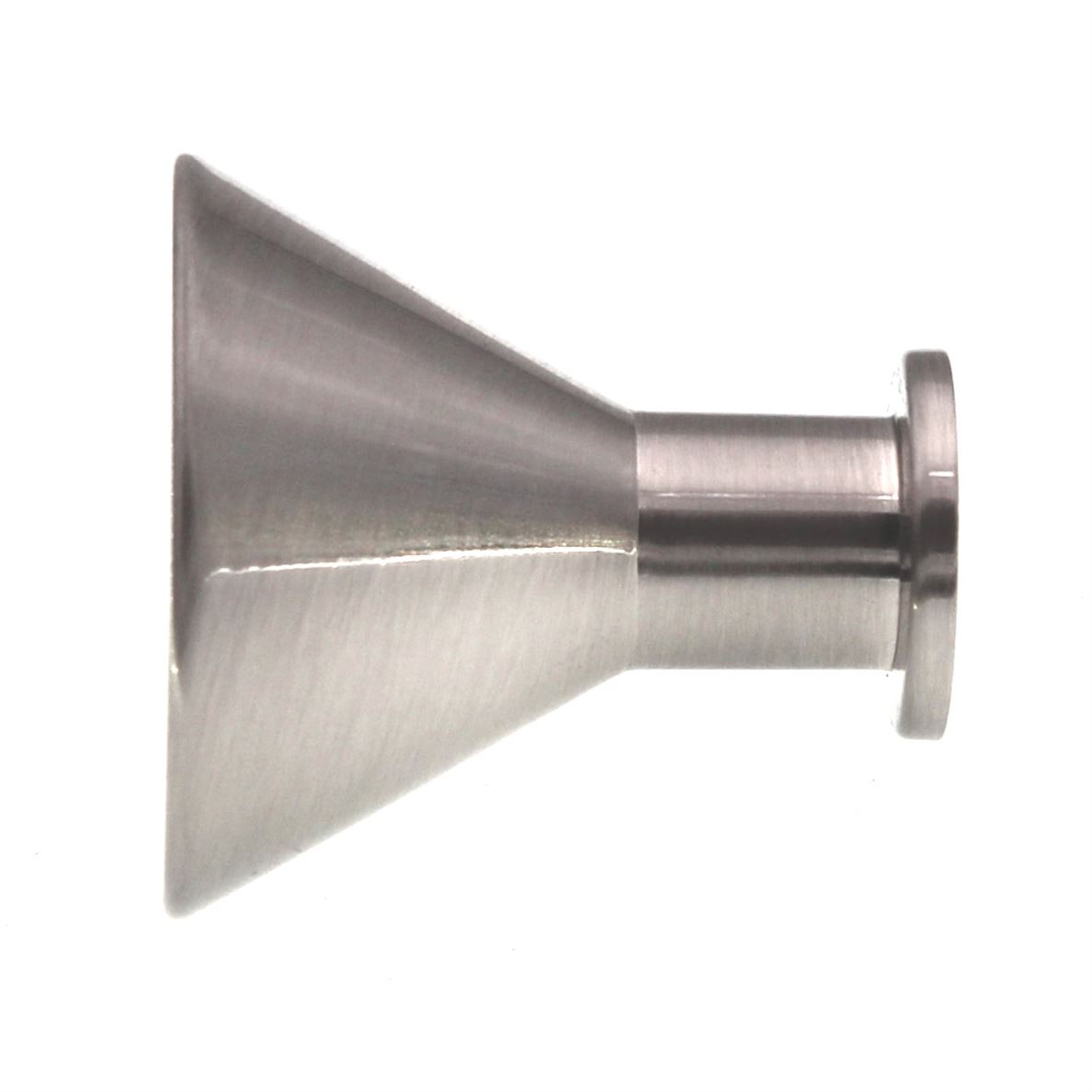 Top Knobs Nouveau Cocktail 1 3/16" Conical Knob Brushed Satin Nickel M585