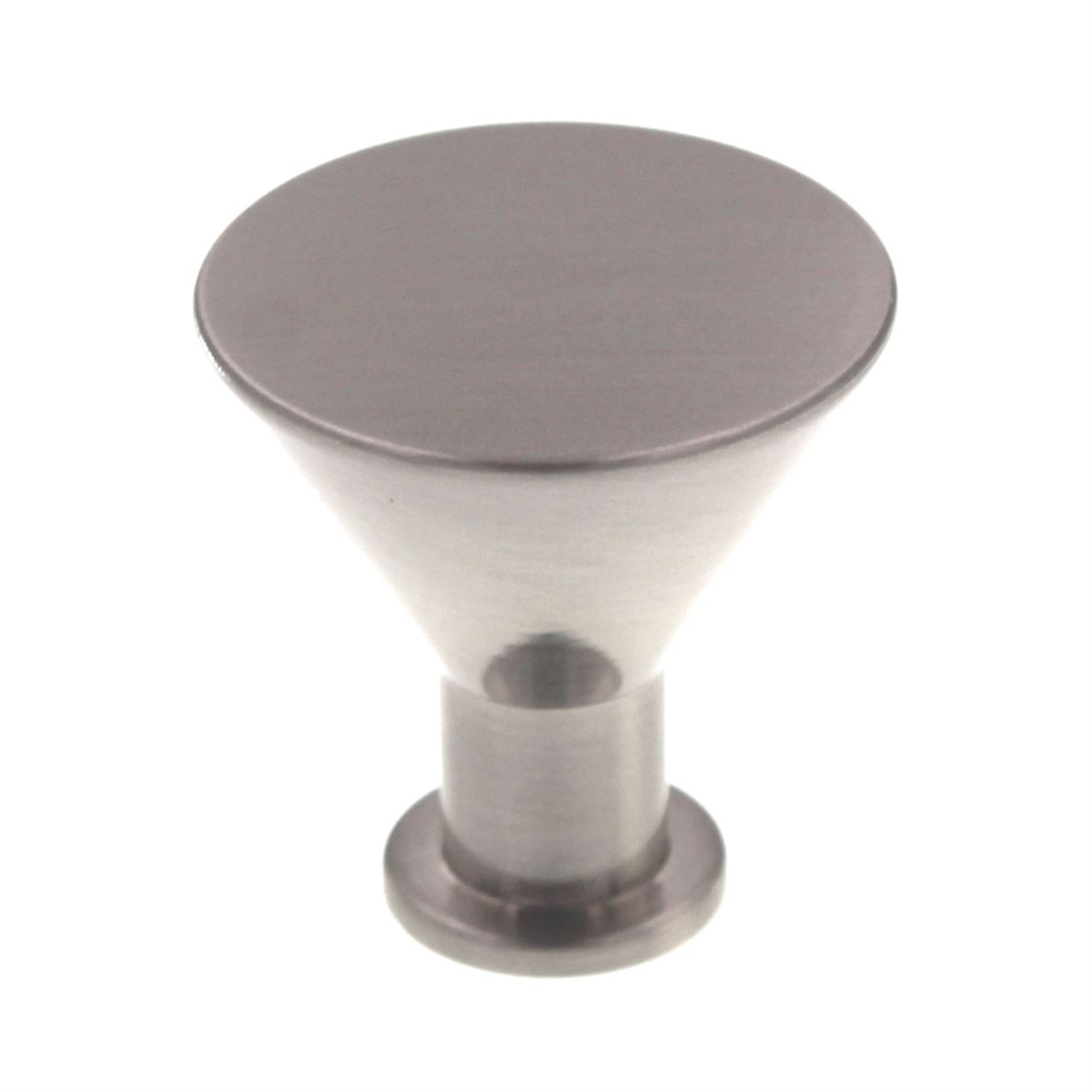 Top Knobs Nouveau Cocktail 1 3/16" Conical Knob Brushed Satin Nickel M585