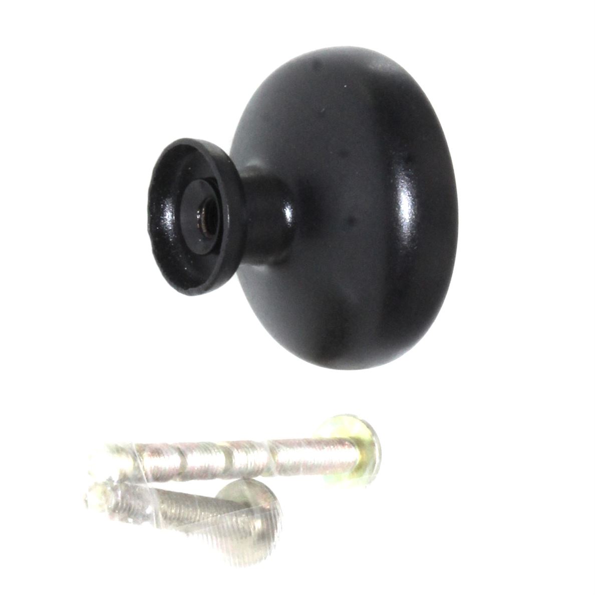 Top Knobs Normandy Flower 1 1/4" Round Cabinet Knob Patina Black M602