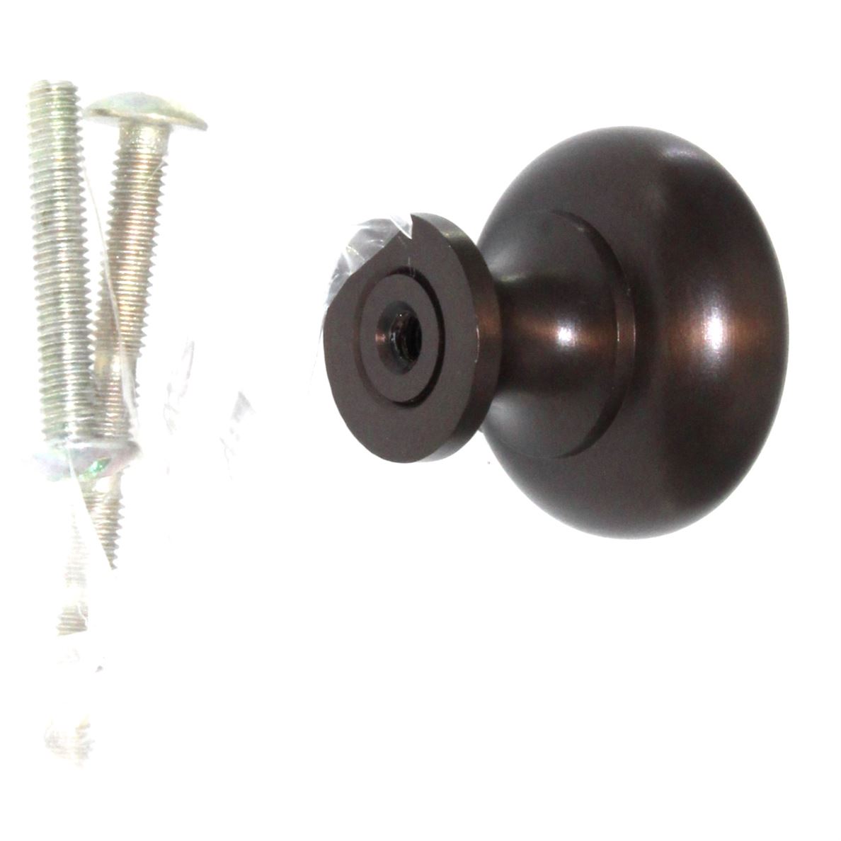 Top Knobs Flat Faced 1 1/4" Round Cabinet Knob Oil-Rubbed Bronze M754