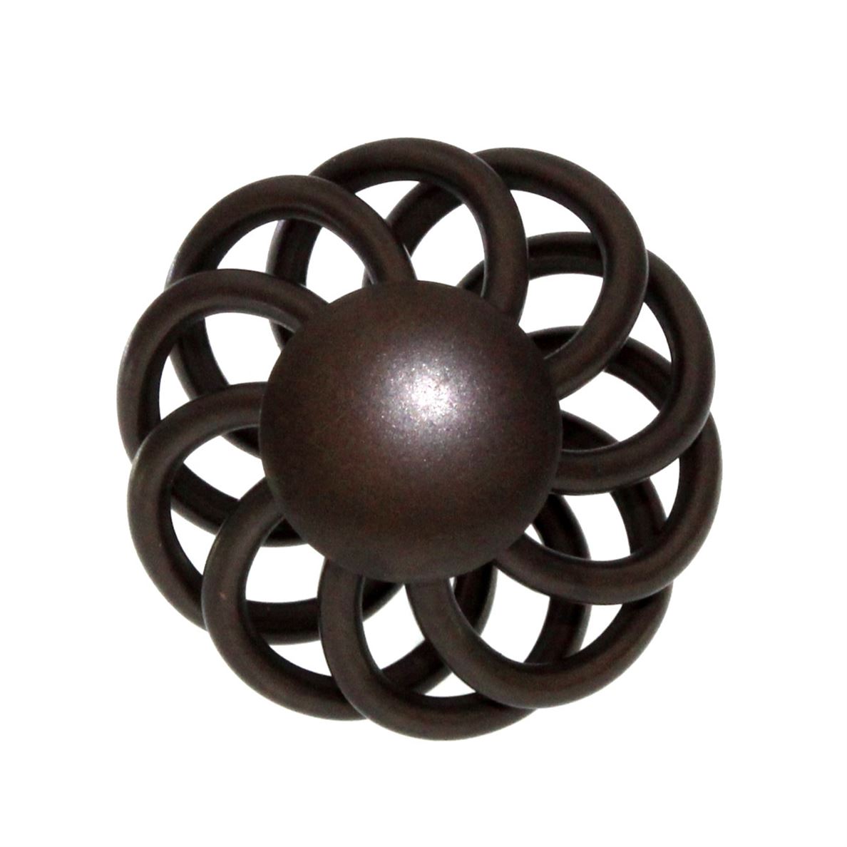 Top Knobs Normandy Flower Twist 1 1/2" Birdcage Knob Oil-Rubbed Bronze M776