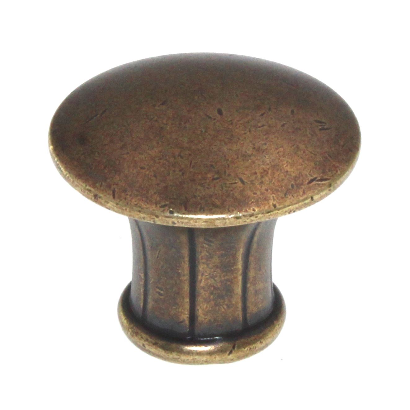 Top Knobs Edwardian Lund 1 1/4" Round Cabinet Knob German Bronze M912