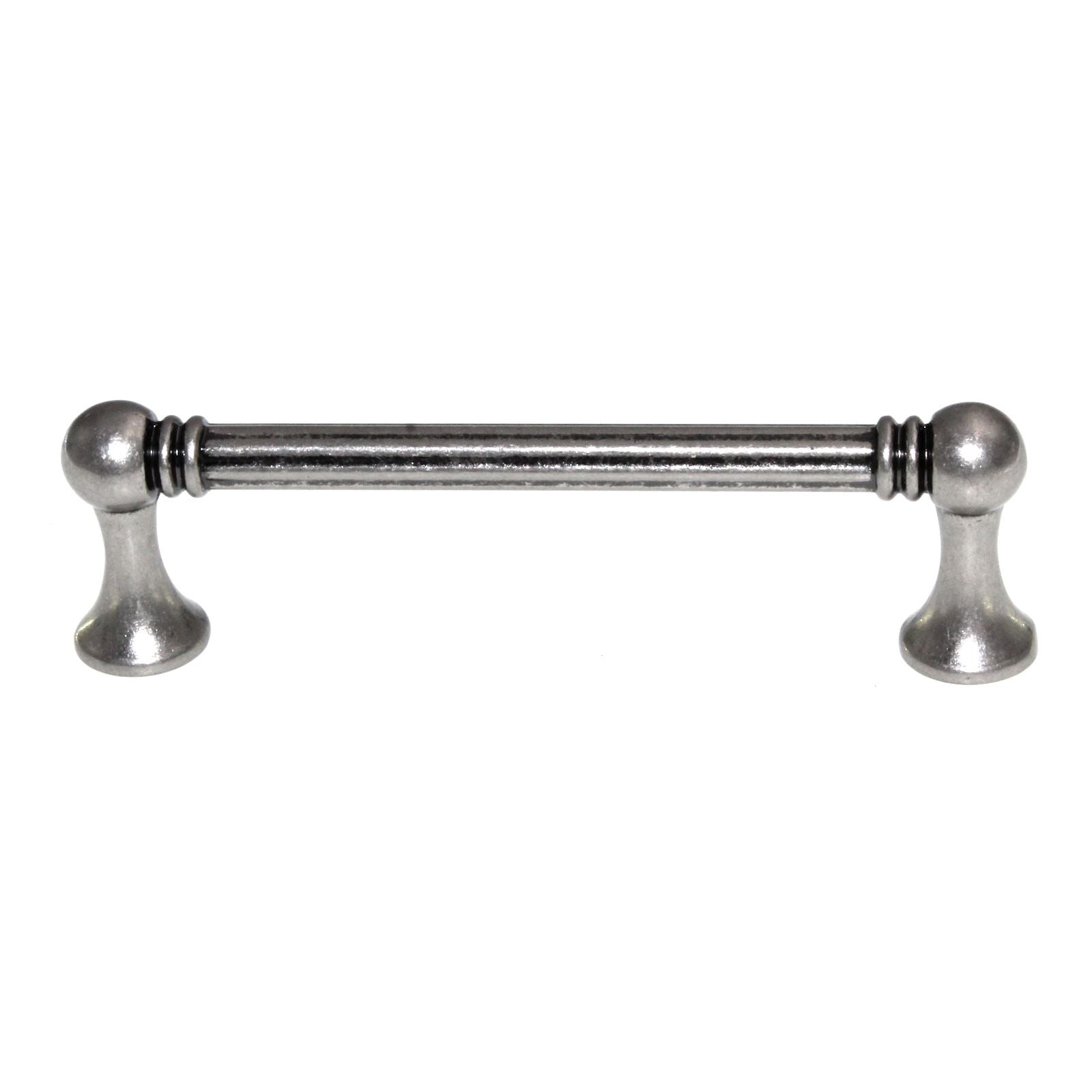 Top Knobs Edwardian Grace Cabinet Bar Pull 3 3/4" (96mm) Ctr Pewter Antique M926