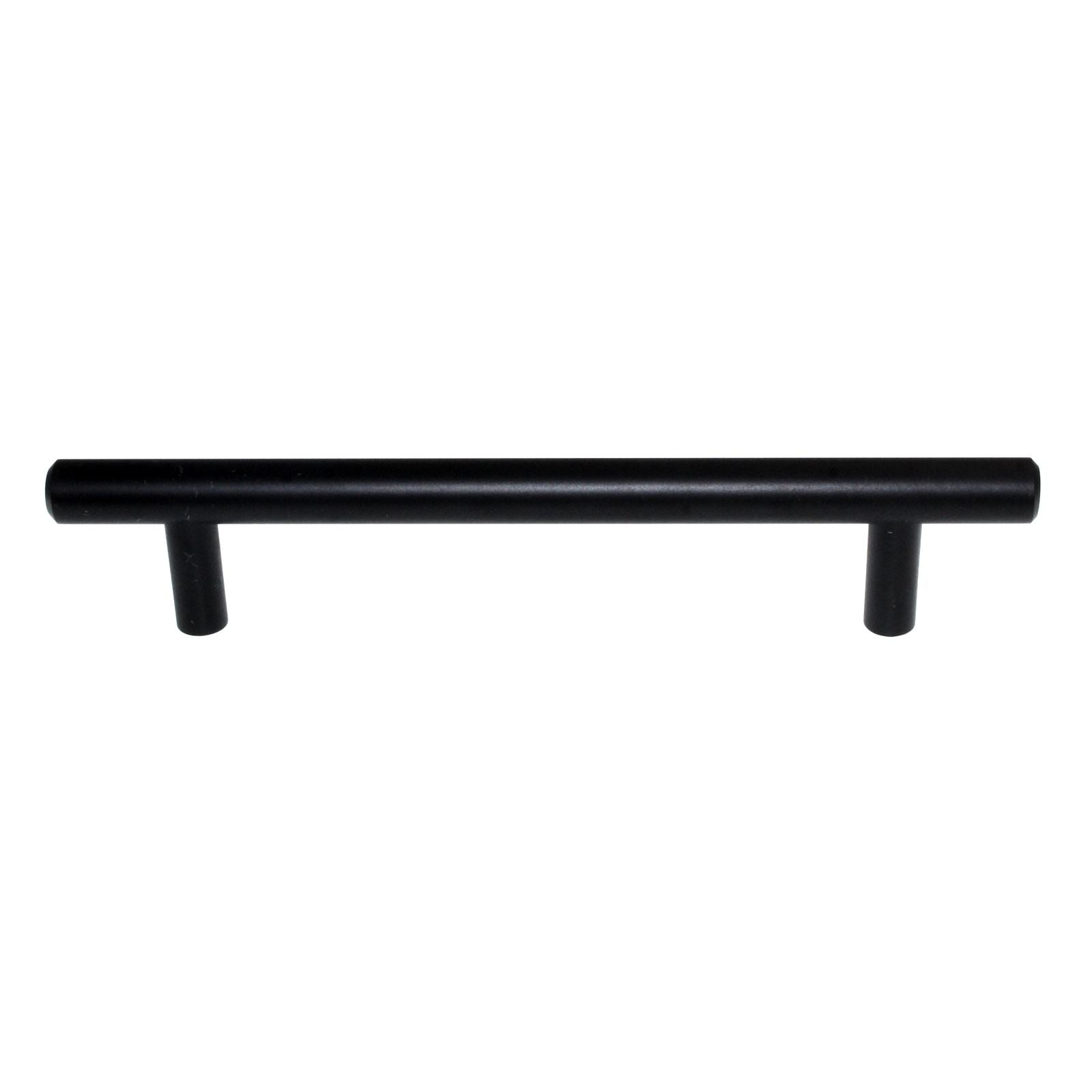 Top Knobs Hopewell Cabinet Bar Pull 5 1/16" (128mm) Ctr Flat Black M989