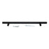 Pride 10" Cabinet Bar Pull 7" Ctr Matte Black P110-BK