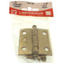 Lawrence Brothers 2" x 1 11/16" Button Tip Narrow Hinges 2 Pack P1255S-BB