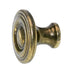 Hickory Hardware Conquest Lustre Brass Round 1 1/8" Cabinet Knob P14402-LB