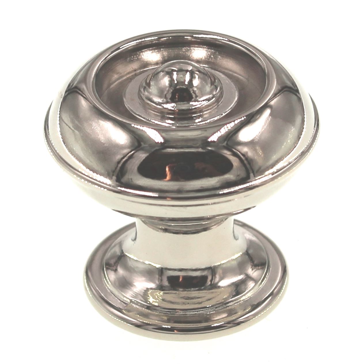 Martha Stewart Living Polished Nickel 1 3/16" Button Cabinet Knob P20631C-PN-CP