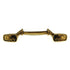 Hickory Hardware Manor House Polished Brass and White 3"cc Cabinet Handle P248-W