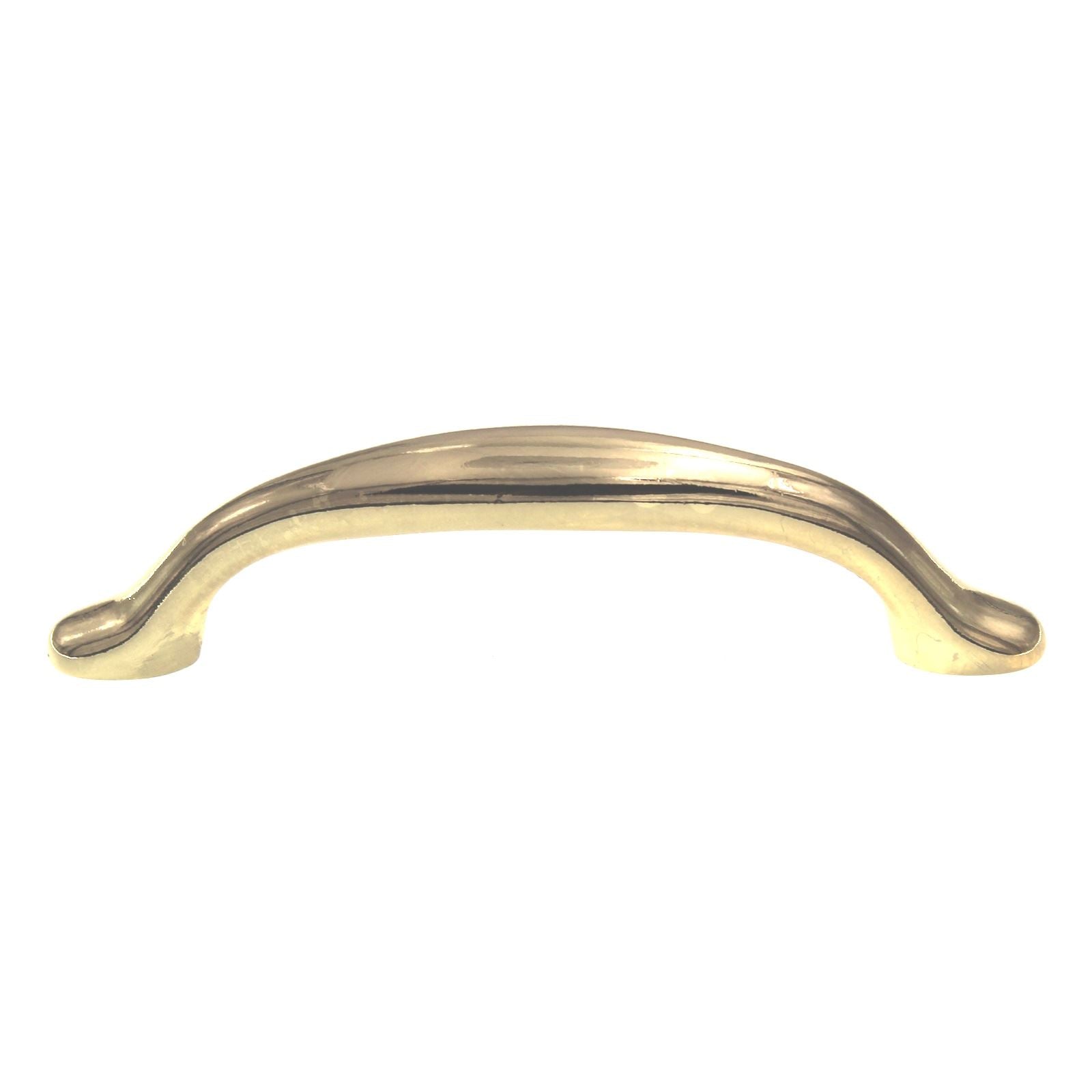 Hickory Eclipse P331-UB Ultra Brass 3"cc Arch Cabinet Handle Pull