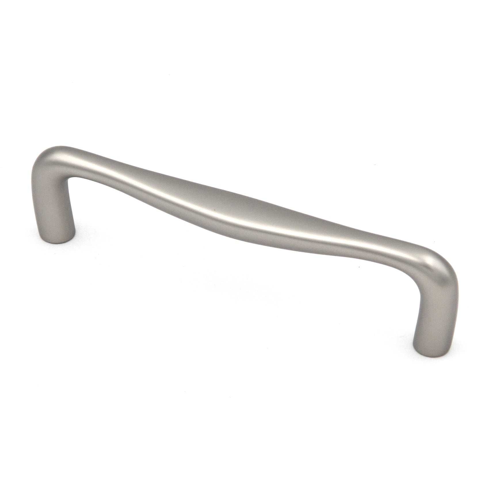 Hickory Hardware Triomphe Flat Nickel Cabinet 3 3/4" (96mm)cc Handle Pull P3342-FN