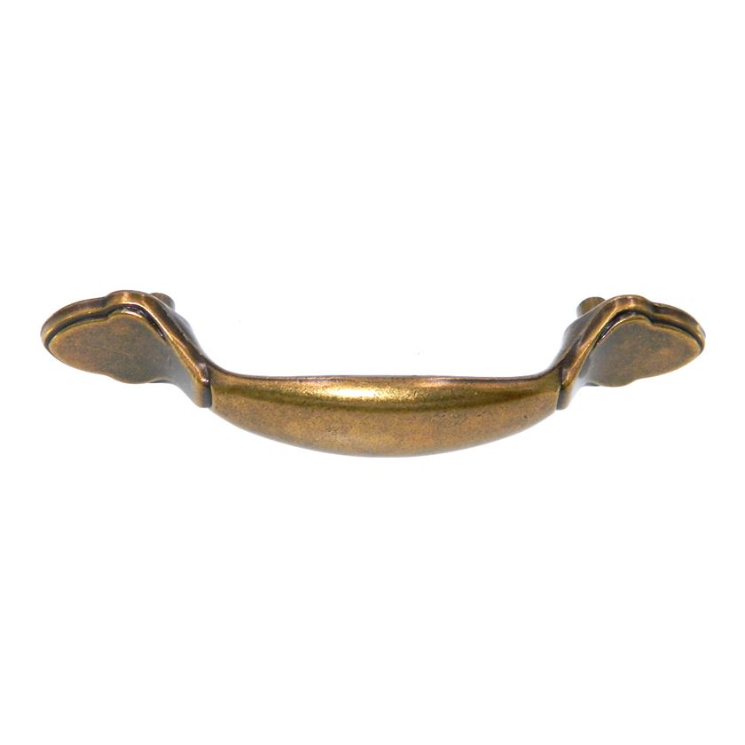 Belwith Queen Anne Lancaster Hand Polished Brass 3" Ctr Cabinet Pull P352-LP