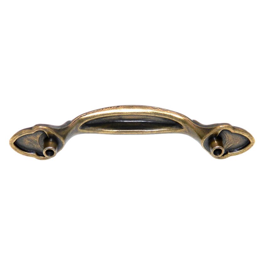 Belwith Queen Anne Lancaster Hand Polished Brass 3" Ctr Cabinet Pull P352-LP