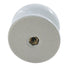 P6106-W White 1 1/2" Porcelain Cabinet Knob Pull with Backplate Belwith Country