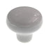 Belwith 1 3/8" Porcelain Tranquility Mushroom Cabinet Knob Gray P639-GY