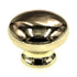 Hickory Hardware Tranquility Polished Brass Round Smooth 1 1/8" Cabinet Knob P770-3