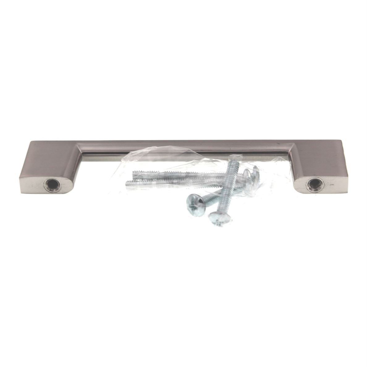 Pride Miami Square Cabinet Bar Pull 3 3/4" (96mm) Ctr Satin Nickel P80572-SN