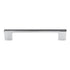 Pride Miami Square Cabinet Bar Pull 5" (128mm) Ctr Polished Chrome P81572-PC