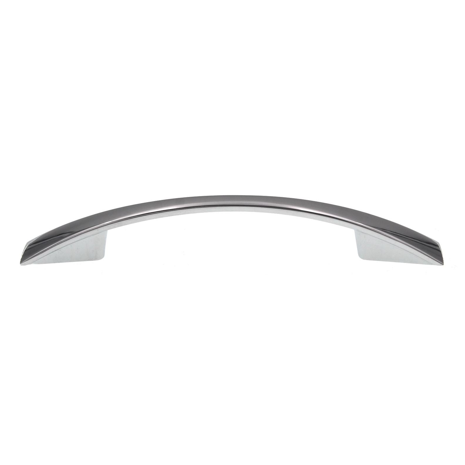 Pride Modern Bow Cabinet Arch Pull 3 3/4" (96mm) Ctr Polished Chrome P82103-PC