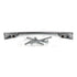 Pride Modern Bow Cabinet Arch Pull 3 3/4" (96mm) Ctr Polished Chrome P82103-PC